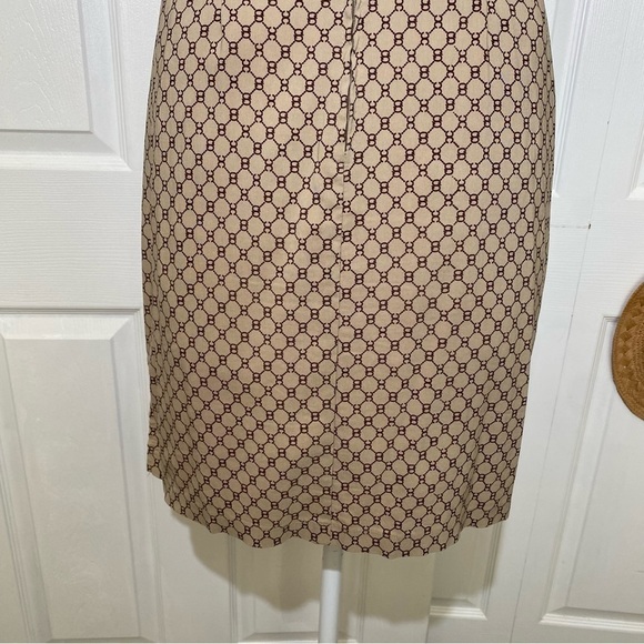 Printed Classic Midi Dress Spaghetti Adjustable Straps Side Slits Tag missing - Picture 10 of 16